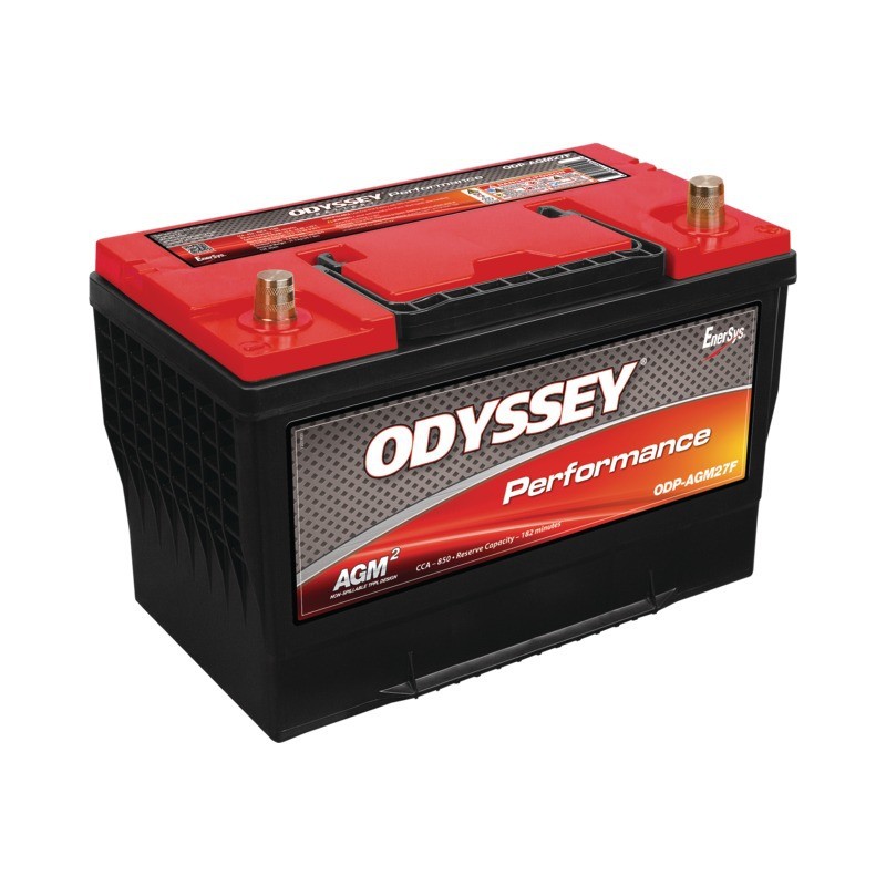 BATTERIE 12V 85AH 850A + A DROITE ODYSSEY ODP-AGM27F