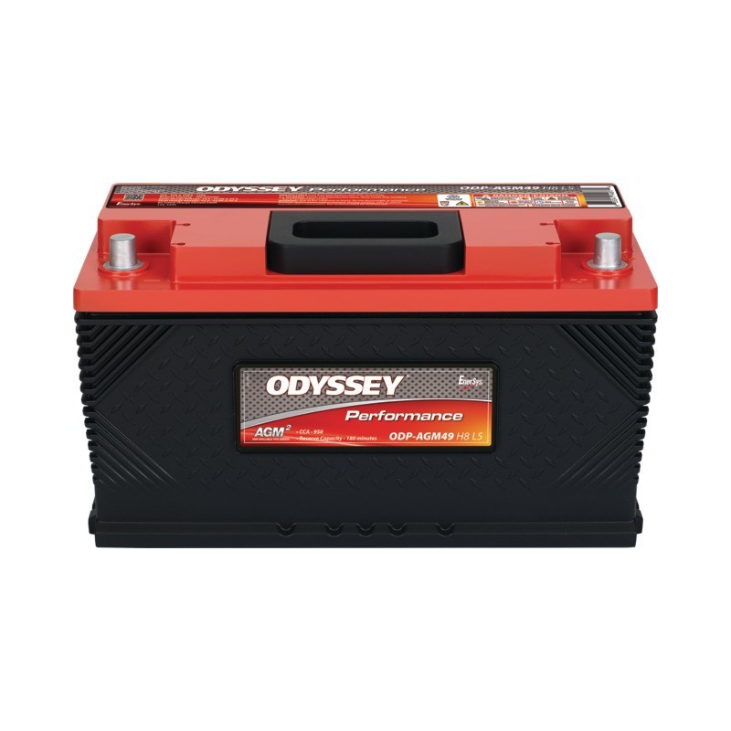 BATTERIE 12V 94AH 950A + A DROITE ODYSSEY ODP-AGM49 H8 L5