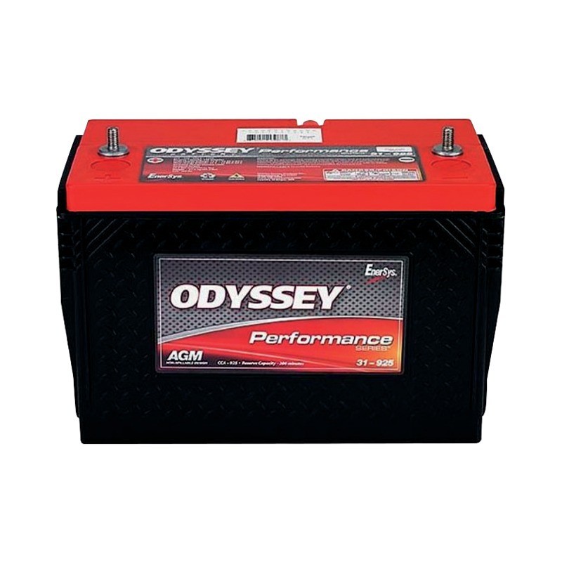 BATTERIE 12V 100AH 925A + A GAUCHE ODYSSEY ODP-AGM31