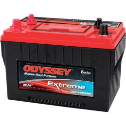 BATTERIE 12V 68AH 850A ODYSSEY + A GAUCHE ODYSSEY ODX-AGM34M