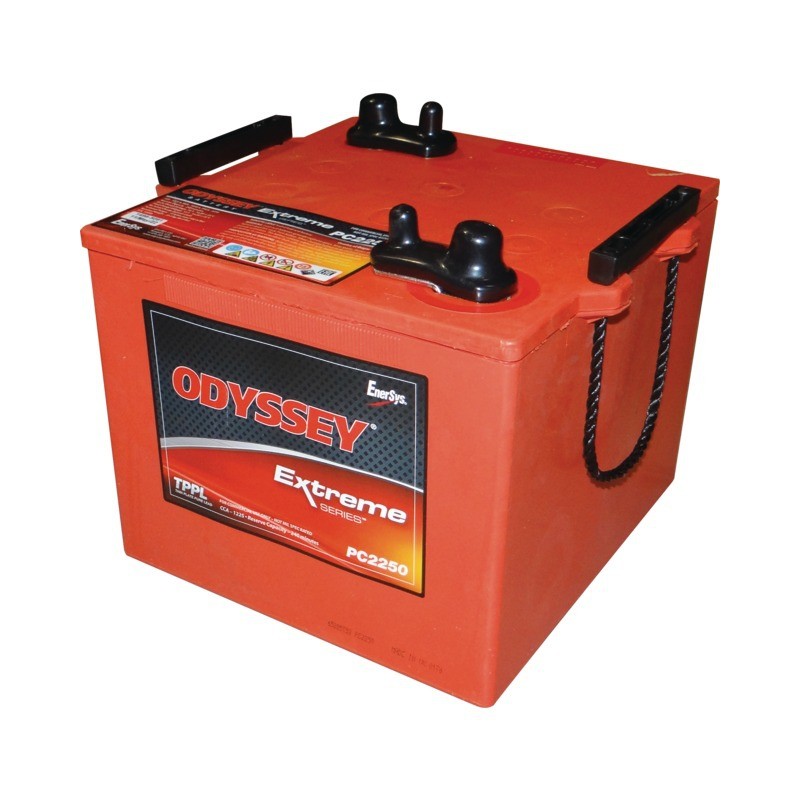 BATTERIE 12V 126AH 1225A ODYSSEY + A DROITE ODYSSEY ODS-AGM6M