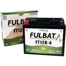 BATTERIE GEL TYPE GT12B-4 (+ A GAUCHE)