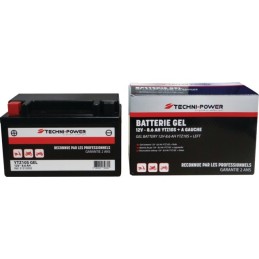 BATTERIE GEL TYPE YTZ10S (+ A GAUCHE)