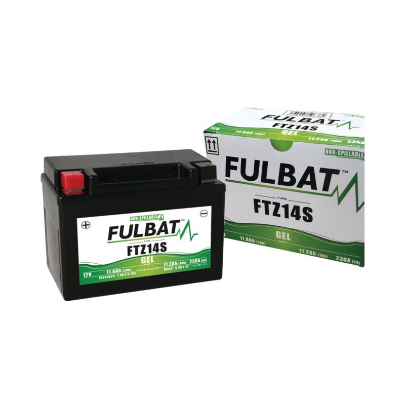 BATTERIE GEL TYPE YTZ14S (+ A GAUCHE)