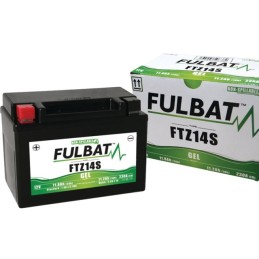 BATTERIE GEL TYPE YTZ14S (+ A GAUCHE)