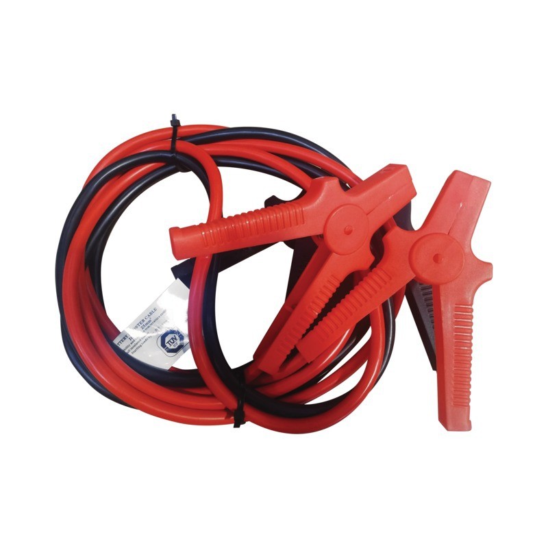 CABLE DE DEMARRAGE 25MM2 350A PINCE TOLE 100% ISOLEE 2X3,5M