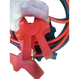 CABLE DE DEMARRAGE 25MM2 350A PINCE TOLE 100% ISOLEE 2X3,5M