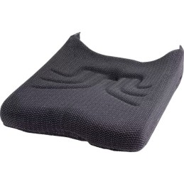 COUSSIN ASSISE TISSU GRIS ROUGE NOIR