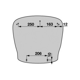 ASSISE PVC NOIR SIEGE GRAMMER