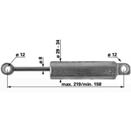 VERIN AMORTISSEUR POUR SIEGE GRAMMER