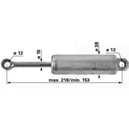 VERIN AMORTISSEUR POUR SUSPENSION VERTICALE GRAMMER