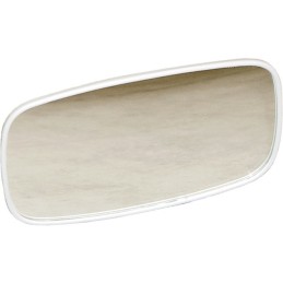 RETROVISEUR GLACE BOMBEE 150X245 MM POUR SUPPORT 15 MM
