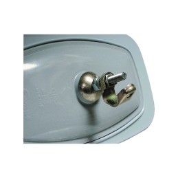 RETROVISEUR GLACE BOMBEE 150X245 MM POUR SUPPORT 15 MM