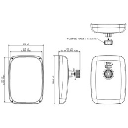 RETROVISEUR REVERSIBLE 328X239MM BRITAX