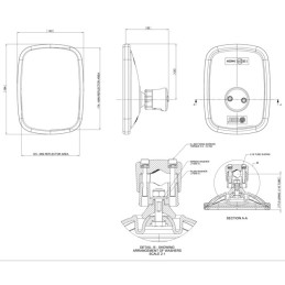 RETROVISEUR REVERSIBLE 194X143MM BRITAX