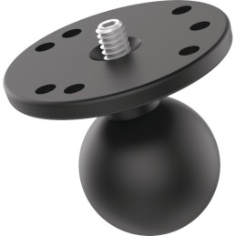 BASE RONDE FILETEE 1/4" 20MM BOULE C