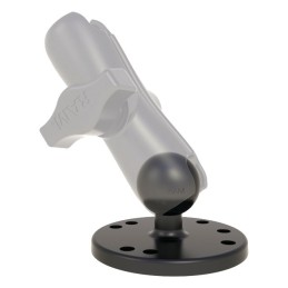 BASE RONDE Ø6,35CM AVEC BOULE B