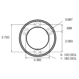 BASE RONDE Ø9,35CM BOULE D
