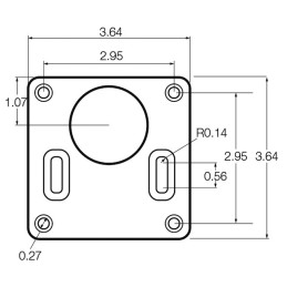 BASE RAM VESA 75MM BOULE D