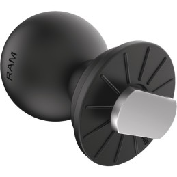 BASE RONDE AVEC FIXATION T EN ACIER INOXYDABLE BOULE C