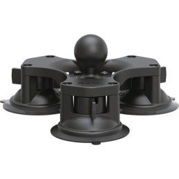 SUPPORT TRIPLE VENTOUSE AVEC BOULE C