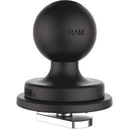 BASE RONDE AVEC UNE FIXATION T EN ACIER INOXYDABLE BOULE B