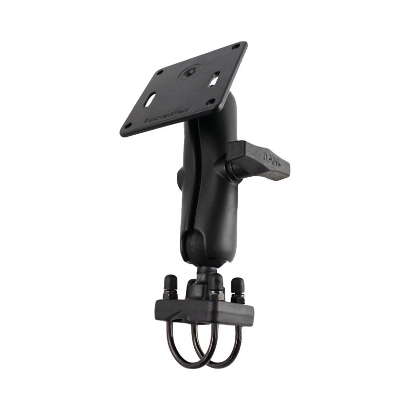 BRAS 14,29CM + BASE DE FIXATION POUR TUBE ROND 2,54 A 3,17CM