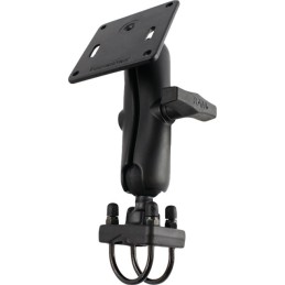 BRAS 14,29CM + BASE DE FIXATION POUR TUBE ROND 2,54 A 3,17CM