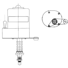 MOTEUR ESSUIE-GLACE  85° TIGE COURTE