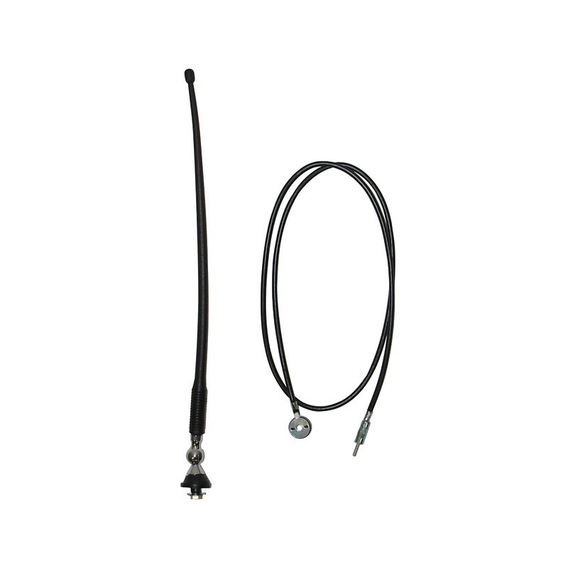 ANTENNE RADIO UNIVERSELLE SOUPLE CAOUTCHOUC 240 MM