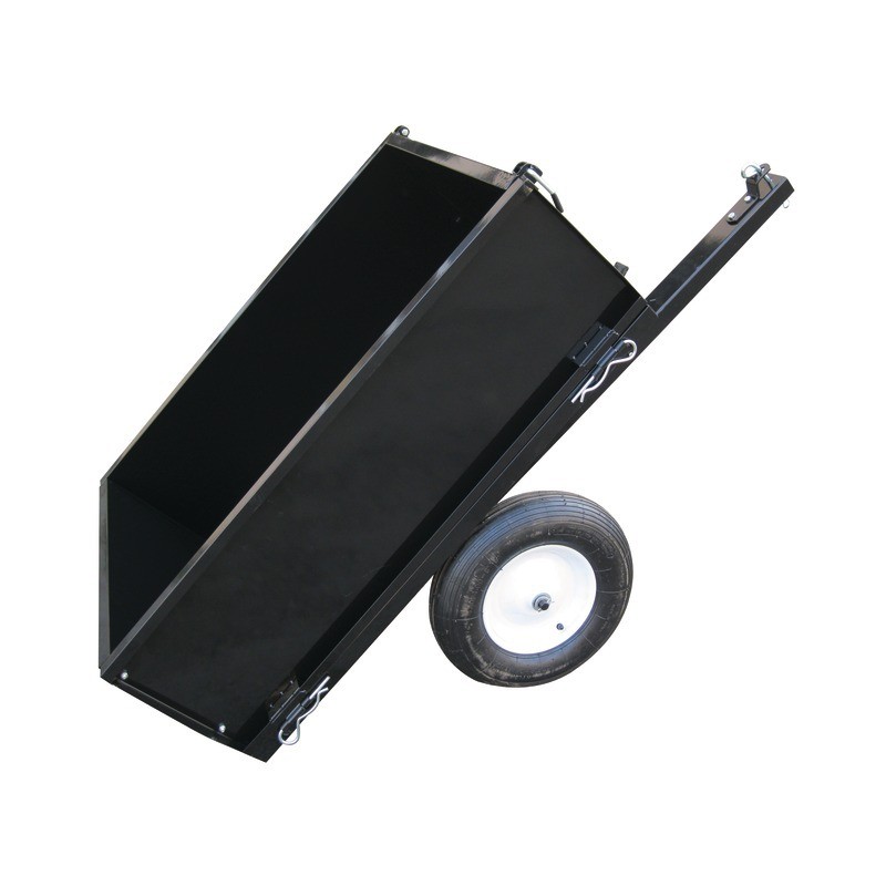 REMORQUE BASCULANTE CAISSE ACIER PEINTE 250KG