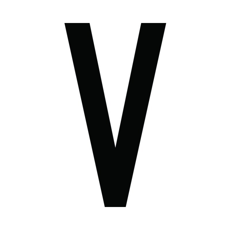 CARACTERE LETTRE ( V ) STYLE AUTO SACHET DE 10