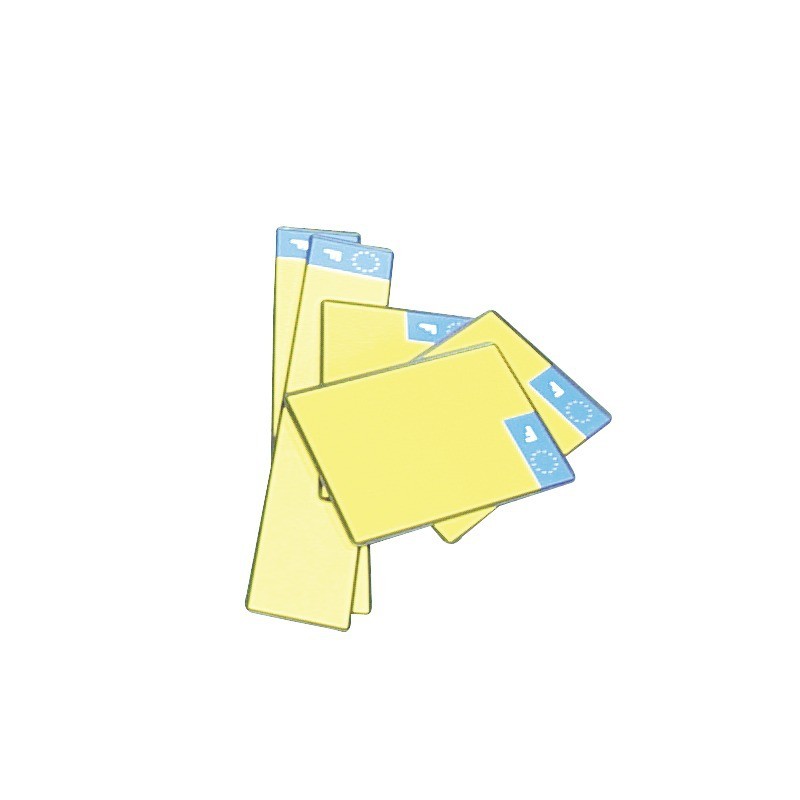 PLAQUE ALU JAUNE   275X200 F EUROPEEN