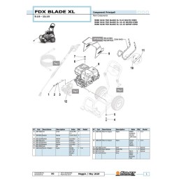 NETTOYEUR EAU FROIDE FDX BLADE XL 15L/MN 310 BAR