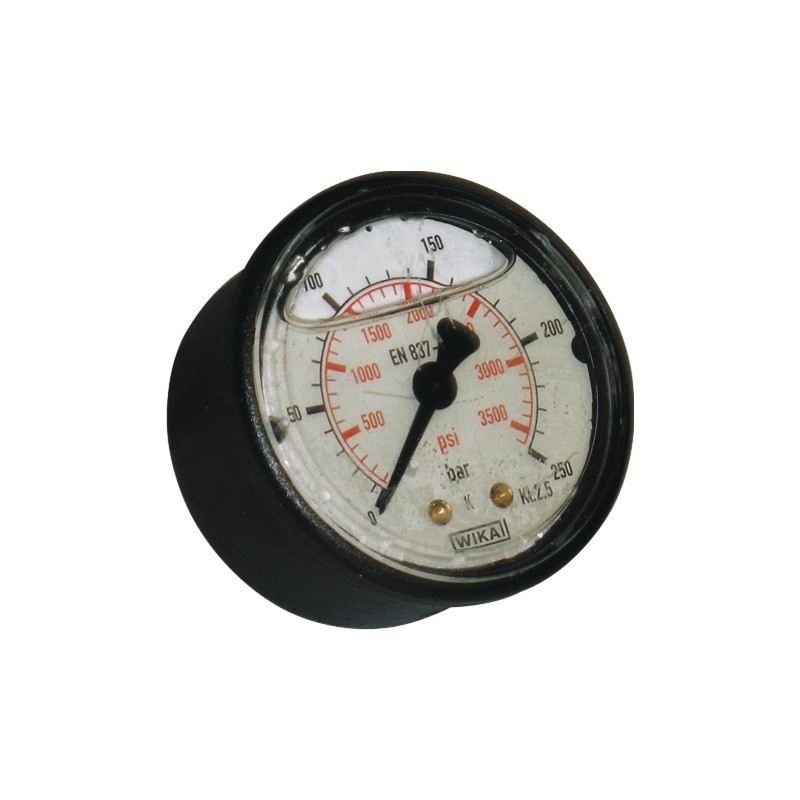 MANOMETRE 250 BARS FILT 1/4 POSTERIEUR  COMET