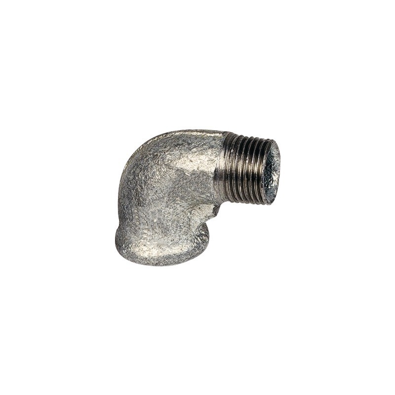 COURBE FONTE 90° PETIT RAYON FEMELLE - MALE 3/4" BLISTER