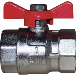 VANNE PAPILLON 1/4 TOUR FEMELLE - FEMELLE 26X34