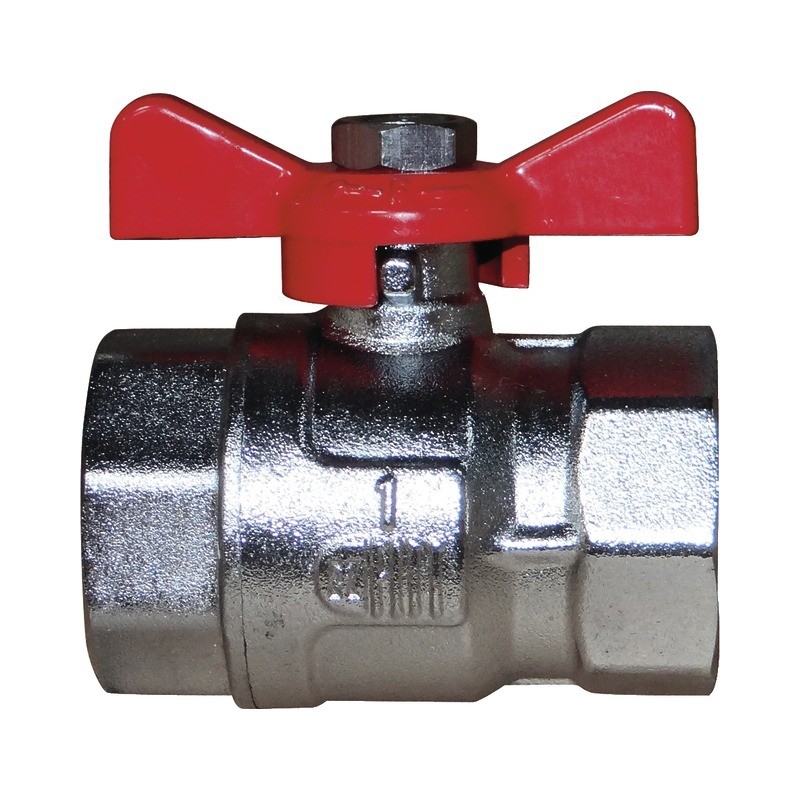 VANNE PAPILLON 1/4 TOUR FEMELLE - FEMELLE 26X34