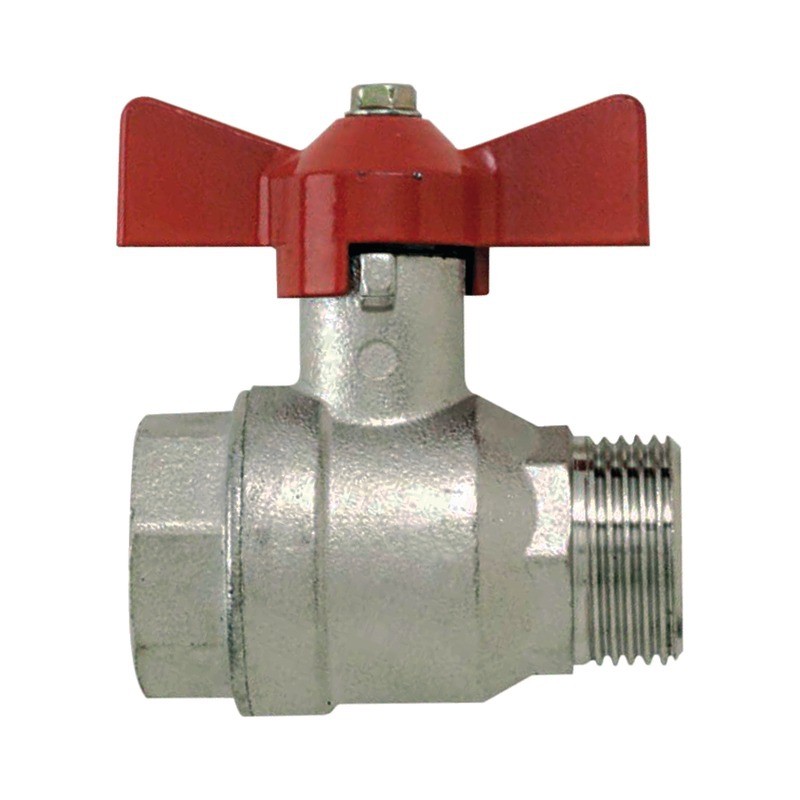 VANNE PAPILLON 1/4 TOUR MALE - FEMELLE 26X34