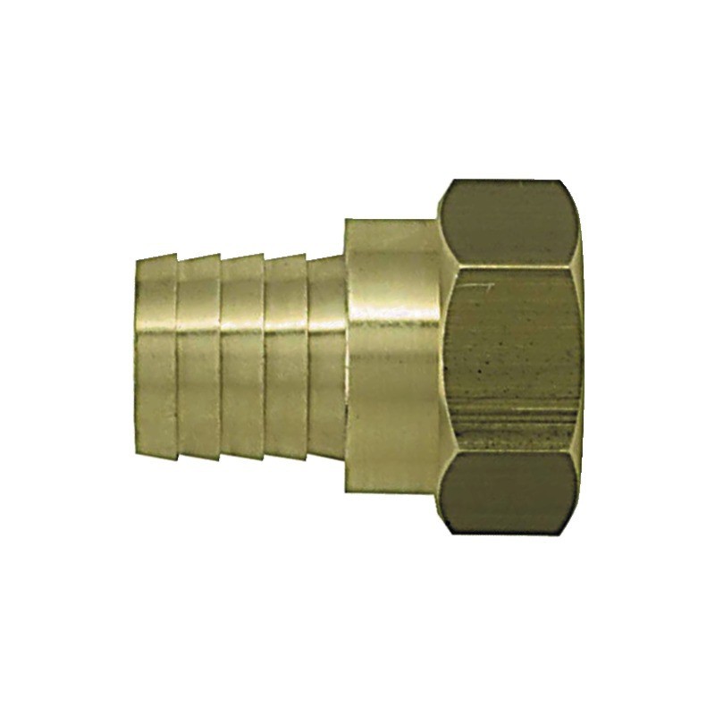 RACCORD TOURNANT DROIT CANNELE 15-19 MM  FEMELLE 20X27