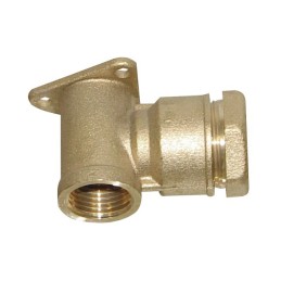 APPLIQUE LAITON 15X21 TUYAU 20 MM A SERRAGE EXTERIEUR