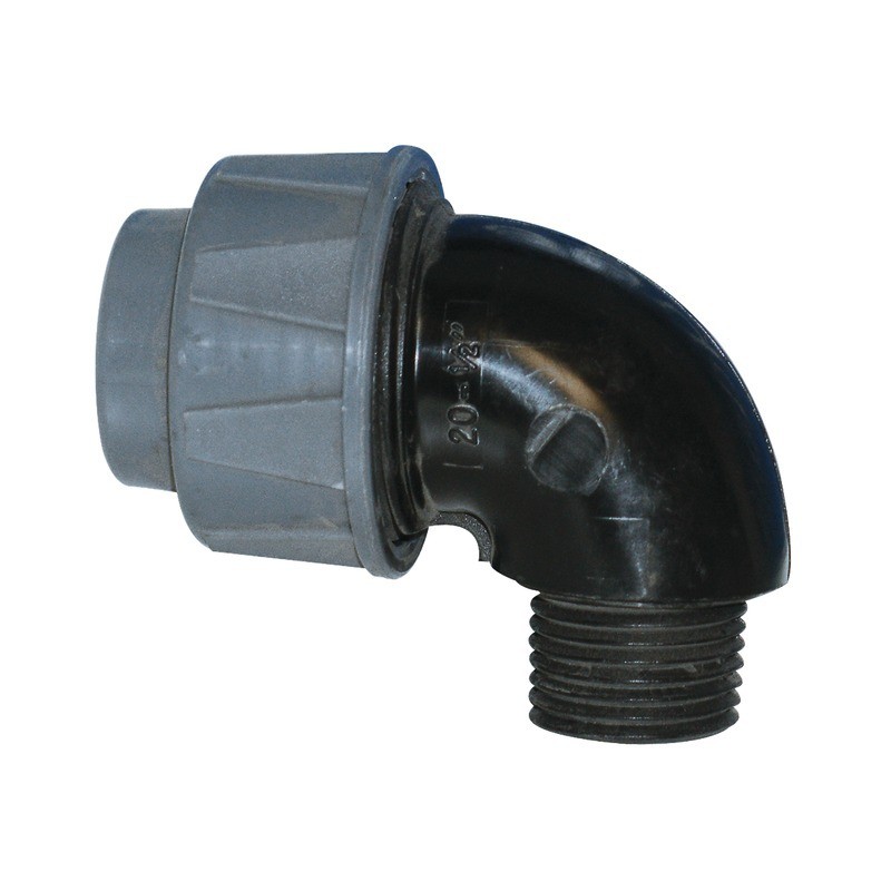 RACCORD PP COUDE MALE FILETE 1"   D32