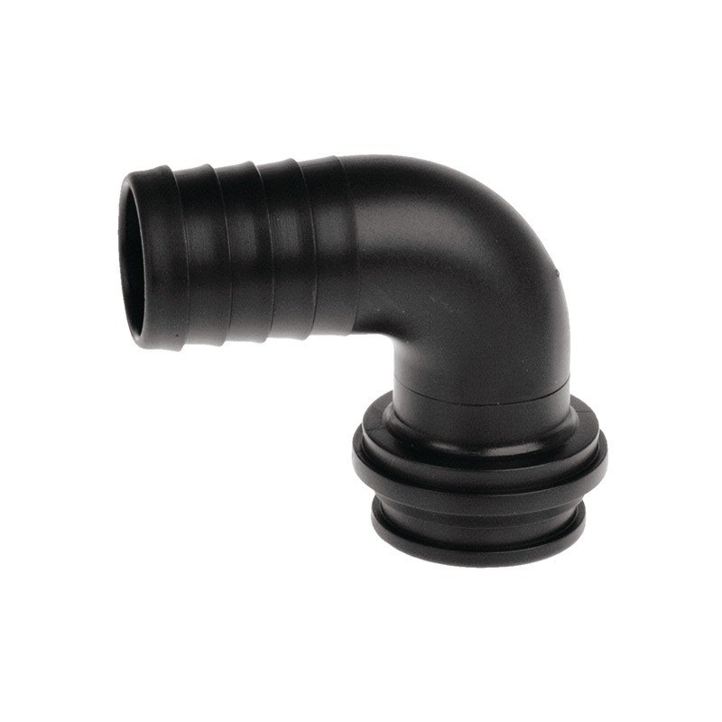 Raccord coude 90° diamètre 19 mm pour écrou 1" 26x34 P.P