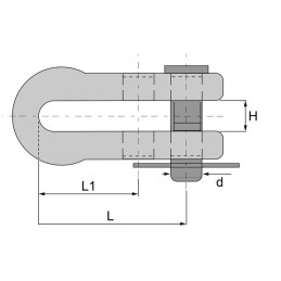 MANILLE DE STABILISATEUR 2 TROUS 14 MM BLISTER DE 2