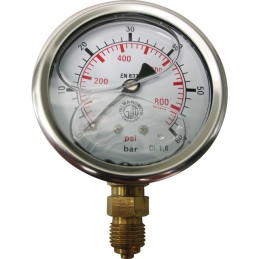 MANOMETRE INOX D63 0/60 RADIAL M1/4"G (BOX)