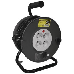 ENROULEUR ELECTRIQUE 4 PRISES 3X1,5 40 METRES
