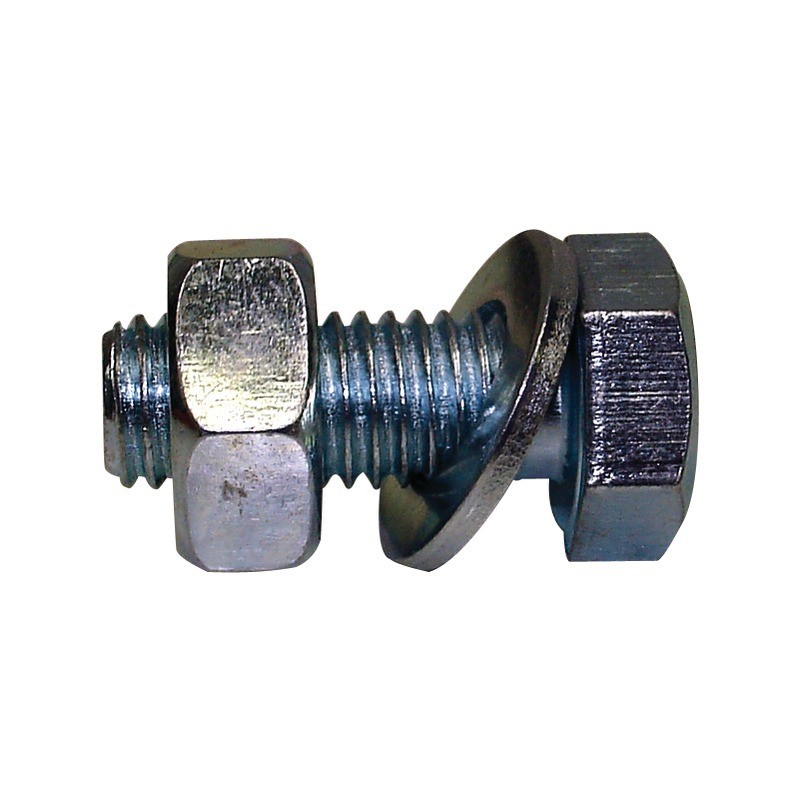 BOULON TETE HEXAGONALE 16/150X47 12.9 BRUT RONDELLE GROWER BLISTER DE 10