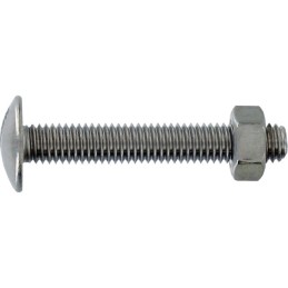 Boulons poêlier inox A2 06x30 (box de 10)