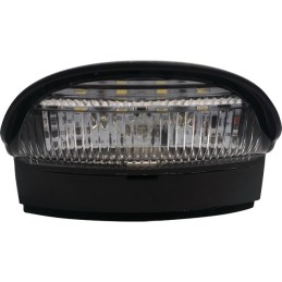 ECLAIREUR DE PLAQUE EA70 12/24V NOIR LED (BOX)