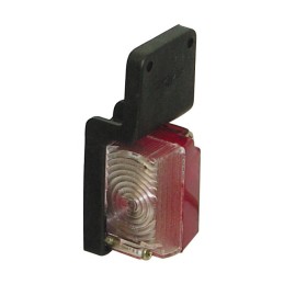 FEU DE GABARIT SUSPENDU CRISTAL/ROUGE VISSE BLISTER